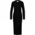 Boss Midi-jurk van katoen voor dames (Zwart)