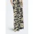 JDY wide leg regular waist gebloemde palazzo broek marineblauw