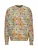 19V69 ITALIA Sweatshirt ‘Omero’  beige / navy / lichtgroen / oranje
