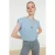 TRENDYOLMİLLA Dames Blauw Effen Mouwloos Regular fit T-shirts