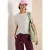 Cecil Dames Shirt in linnen look in Beige