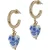 OTAZU Delft Blue Earrings White And Blue