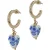 OTAZU Delft Blue Earrings White And Blue