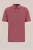 Fundamentals – Heren regular fit polo met structuur en embroidery – Regular fit – Oudroze – Katoen –