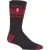 Heat Holders Heren extra dikke warme thermo sokken – Houtskool / Rood (Athene)