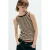 Mango gestreepte top – bruin