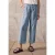 Street One Studio Dames Wide leg jeans paperbag in Blauw
