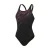 Speedo Dames/Dames Hyperboom Placement Muscleback Eendelig Zwempak (Zwart/Roze/Koolkleurig)