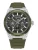 POLICE Analoog horloge ‘Salkantay’  olijfgroen / zwart / zilver