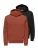 Only & Sons Sweatshirt ‘Connor’  rood gemêleerd