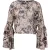 TRENDYOLMİLLA Dames Meerkleurig Animal print Lang, Regular fit Blouses