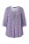 Ulla Popken Tuniek  lavendel / wit
