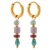 Label Kiki gold plated oorbellen Magic Nights Hoops