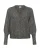 KAFFE CURVE Gebreid vest  antraciet