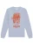 Watapparel Sweatshirt ‘Sardines Portugal’  lichtblauw / oranje