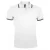 SOLS Heren Pasadena getipt korte mouw Pique Polo Shirt (Wit/Zwaar)