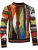 Carlo Colucci Trui ‘Cason’  blauw / kiwi / oranje / zwart