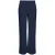 JDY straight high waist casual broek donkerblauw