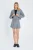 Hoge Taille Geruite Mini Rok met Rits