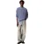 Calvin Klein Heren Wafel Crew Hals Trui (Stofblauw)