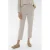 Caroll tapered regular waist pantalon beige