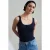 Geribbelde Crop Cami Blouse