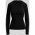 Lauren Ralph Lauren slim fit shirt met lange mouwen met asymmetrische hals