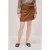 Oltre Short Skirt With Knot Beige