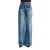 Jeans Palazzo Wide Leg nette en gestructureerde taille midi-hoge vrouw It’s Basic