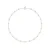 Ketting Zoetwater Parels 6-7mm veelkleurige Rang Ring Marine 925 Lengte 45 cm
