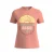 Katoenen T-shirt met opdruk aan de voorkant voor dames QS