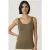 EsQualo Basic Singlet Army Green