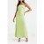 Forever New Avery Satin Strapless Dress Butterfly Lime