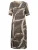 MADELEINE Jurk  bruin / taupe / zwart / parelwit