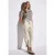 Street One Dames Linnen broek in cargolook in Beige