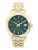 TIMEX Analoog horloge ‘Waterbury’  goud / groen