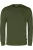 Kronstadt Hannes Sweatshirt ronde hals groen, Effen