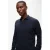 Matinique katoenen regular fit gebreide trui met kabels – donkerblauw