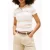 Tommy Hilfiger Tjw Slim Rib Ss Polo White Clay/multi Stripe