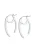 ELLI Oorbellen ‘Oval’  zilver