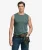 Classic Katoenen Linnen Tanktop Green
