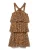 VERO MODA Jurk ‘FELICIA’  bruin / zwart