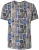 No Excess T-Shirt Print Blauw