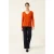Essentiële top met V-hals en lange mouwen van jersey.