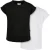 Urban Classics Meisjes bio verlengd schouder t-shirt (set van 2)