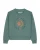 Watapparel Sweatshirt ‘ Love and flex ‘  groen / oranje