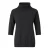 Elegante houtskool gebreide top met zachte coltrui