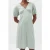 American Vintage V-neck Midi Dress With Short-sleeves Grisaille