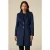 Oltre Single-breasted Coat With Pockets Blue