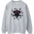 Disney Dames/Dames Minnie Mouse Gingham Sneeuwvlokken Sweatshirt (Sportgrijs)